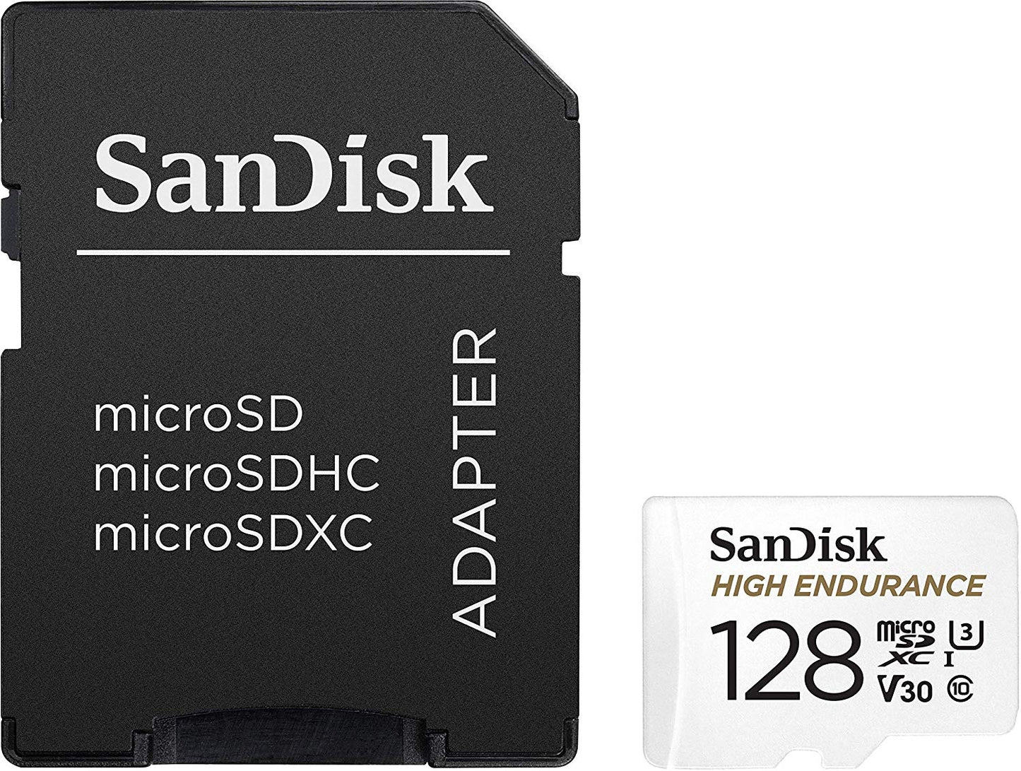 sandisk-high-endurance-microsdhc-card-sqqnr-128g-uhs-i-c10-u3-v30-100mb-s-r-40mb-s-w-sd-adaptor-sdsqqnr-128g-gn6ia at www.mallsonline.com.au