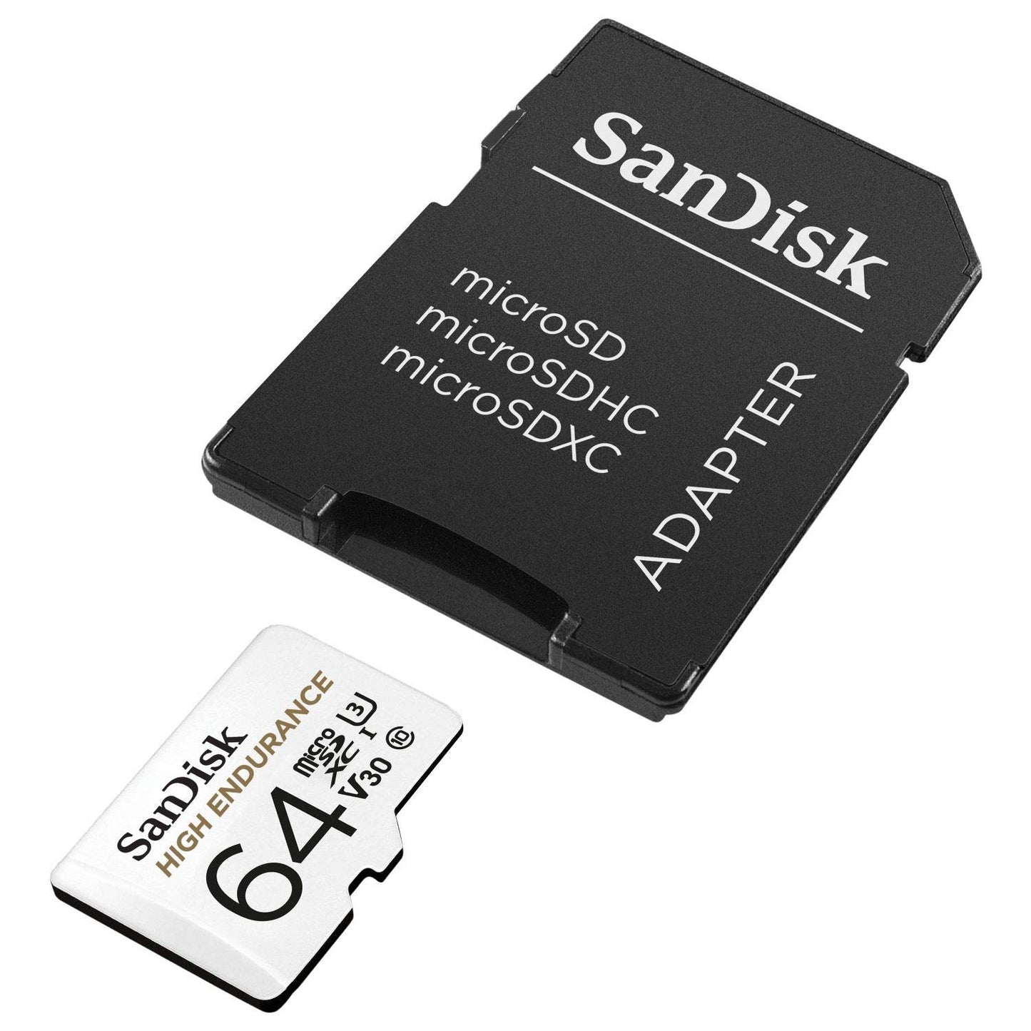 sandisk-high-endurance-microsdhc-card-sqqnr-64g-uhs-i-c10-u3-v30-100mb-s-r-40mb-s-w-sd-adaptor-sdsqqnr-064g-gn6ia-1 at www.mallsonline.com.au