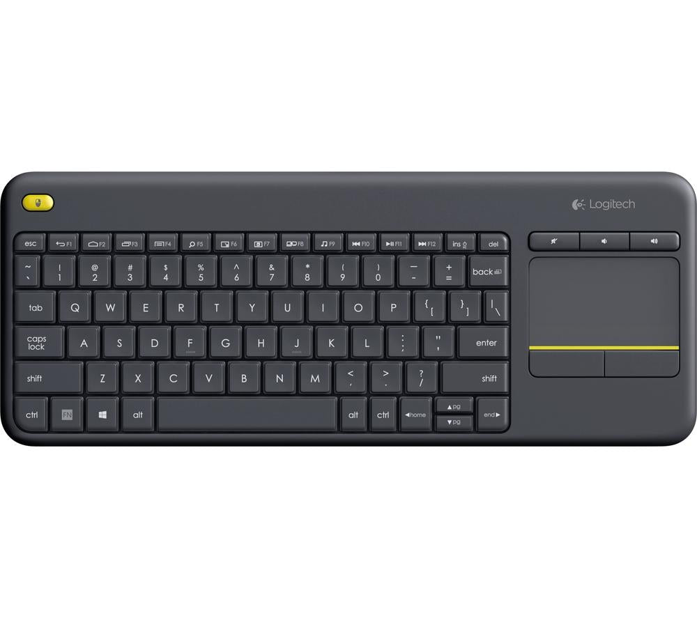 logitech-k400-plus-touch-wireless-keyboard-black-920-007165 at www.mallsonline.com.au