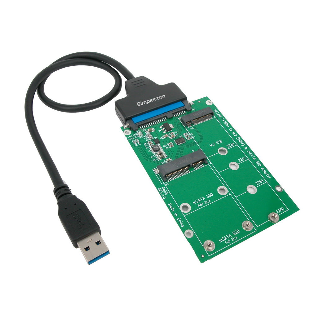 simplecom-sa221-usb-3-0-to-msata-ngff-m-2-b-key-ssd-2-in-1-combo-adapter-1 at www.mallsonline.com.au