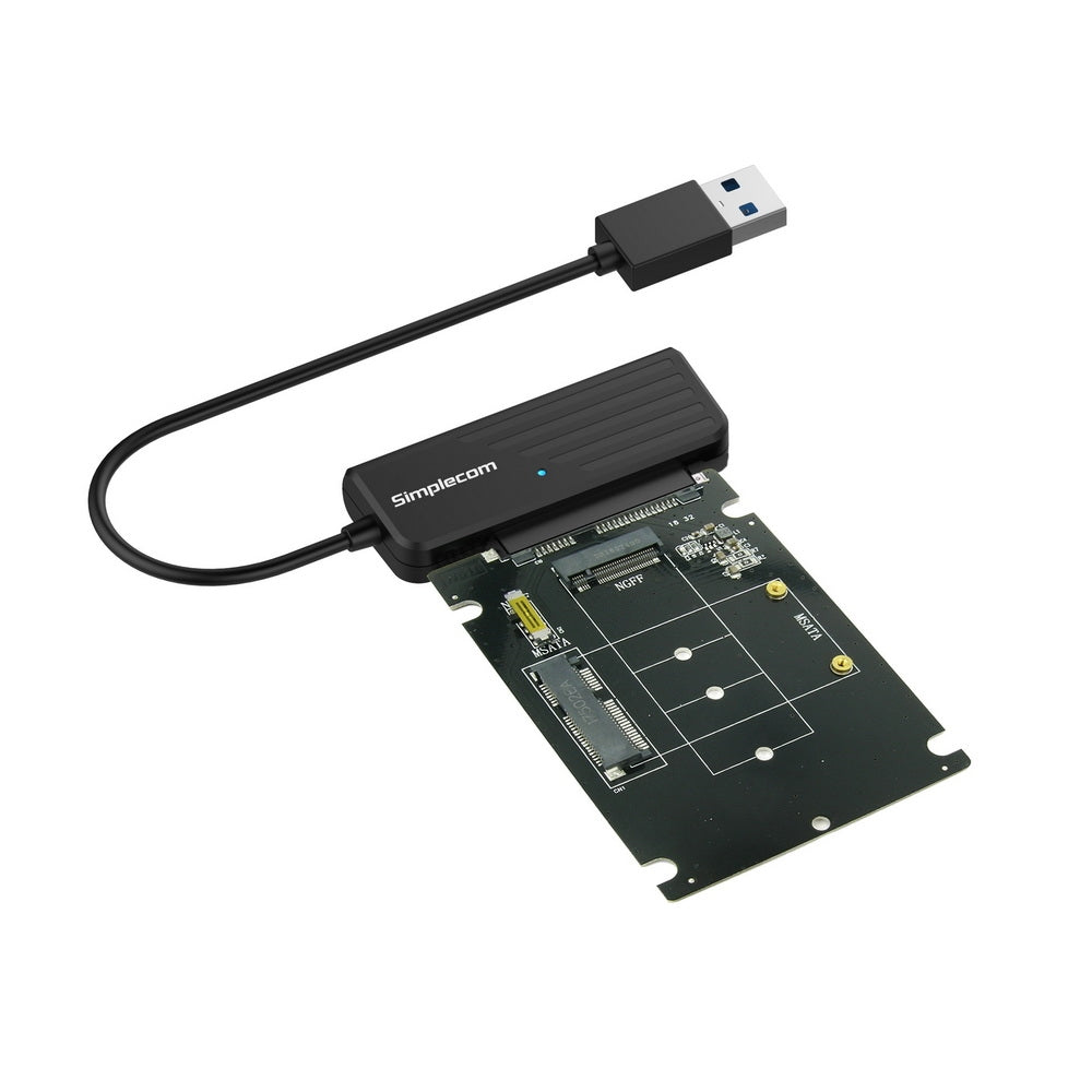 simplecom-sa225-usb3-0-to-msata-m-2-ngff-b-key-2-in-1-combo-adapter at www.mallsonline.com.au