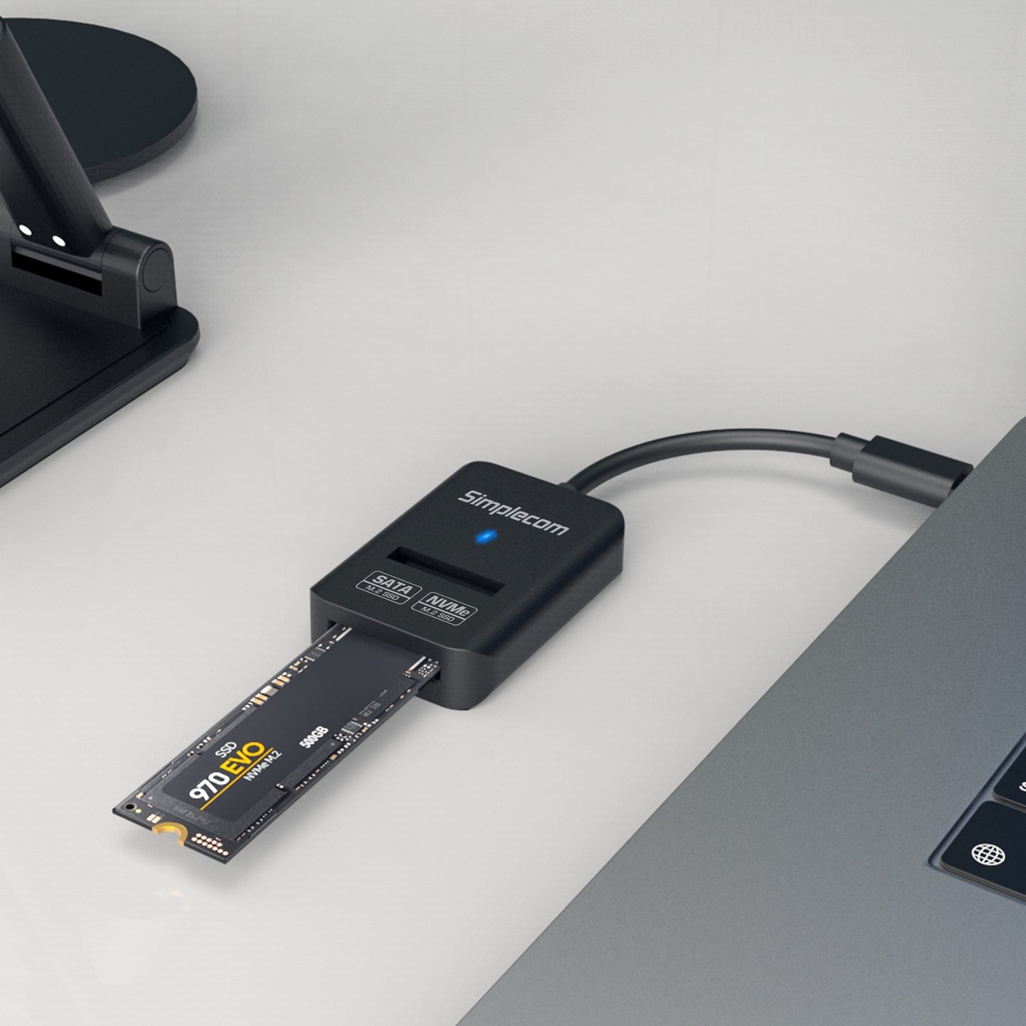 simplecom-sa506-nvme-sata-dual-protocol-m-2-ssd-to-usb-c-adapter-converter-usb-3-2-gen-2-10gbps at www.mallsonline.com.au