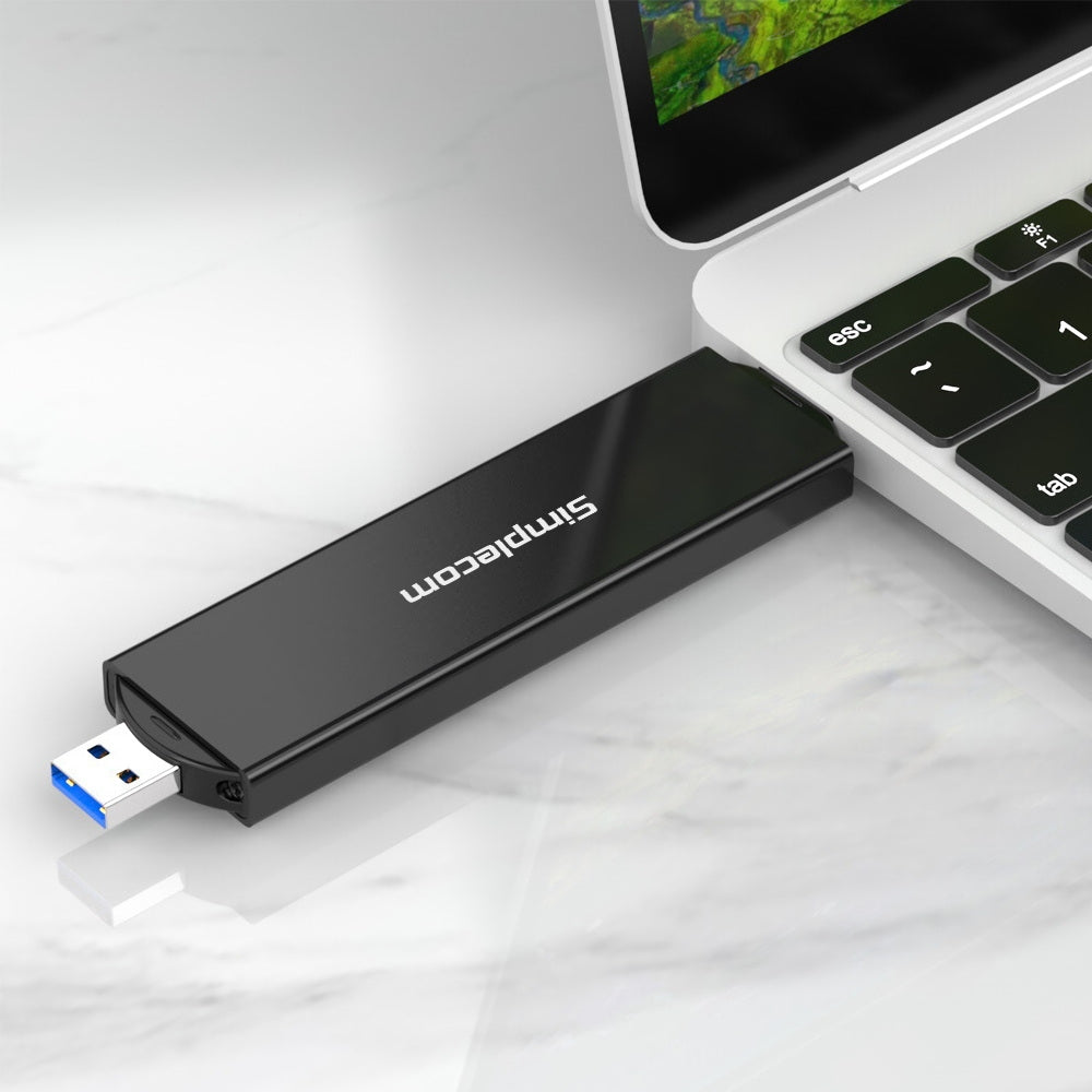 simplecom-se522-nvme-sata-m-2-ssd-to-usb-3-2-gen-2-dual-usb-connector-enclosure at www.mallsonline.com.au