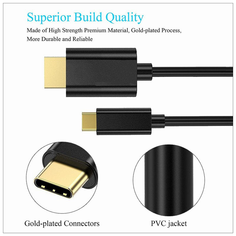 1-8m-usb-type-c-usb-c-thunderbolt-3-to-hdmi-cable-male-to-male-converter at www.mallsonline.com.au
