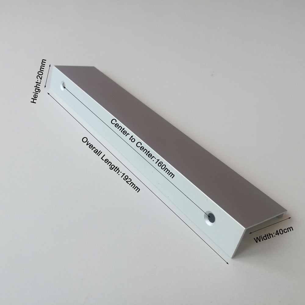 aluminum-kitchen-cabinet-bar-handles-drawer-handle-pull-white-hole-to-hole-160mm www.mallsonline.com.au
