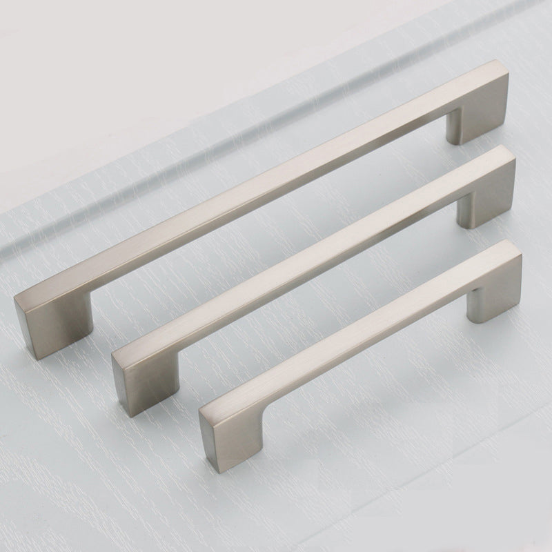 brushed-nickel-kitchen-door-cabinet-drawer-handle-pulls-160mm www.mallsonline.com.au