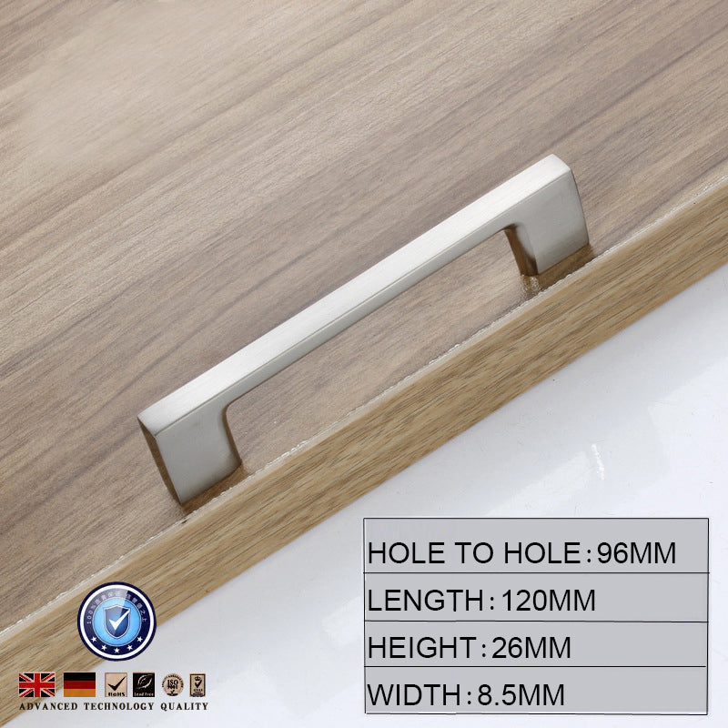 brushed-nickel-kitchen-door-cabinet-drawer-handle-pulls-96mm www.mallsonline.com.au