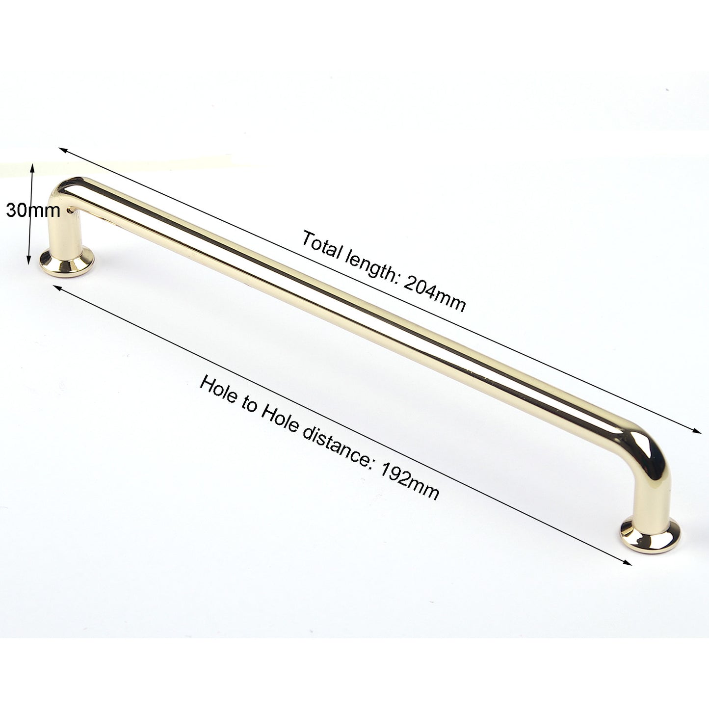 192mm-polished-gold-furniture-kitchen-bathroom-cabinet-handles-drawer-bar-handle-pull-knob www.mallsonline.com.au