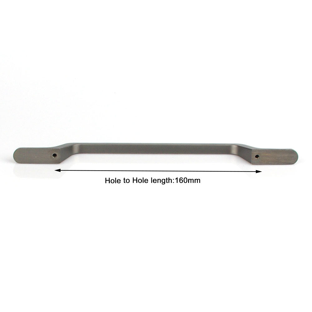 black-zinc-kitchen-cabinet-handles-drawer-bar-handle-pull-160mm www.mallsonline.com.au
