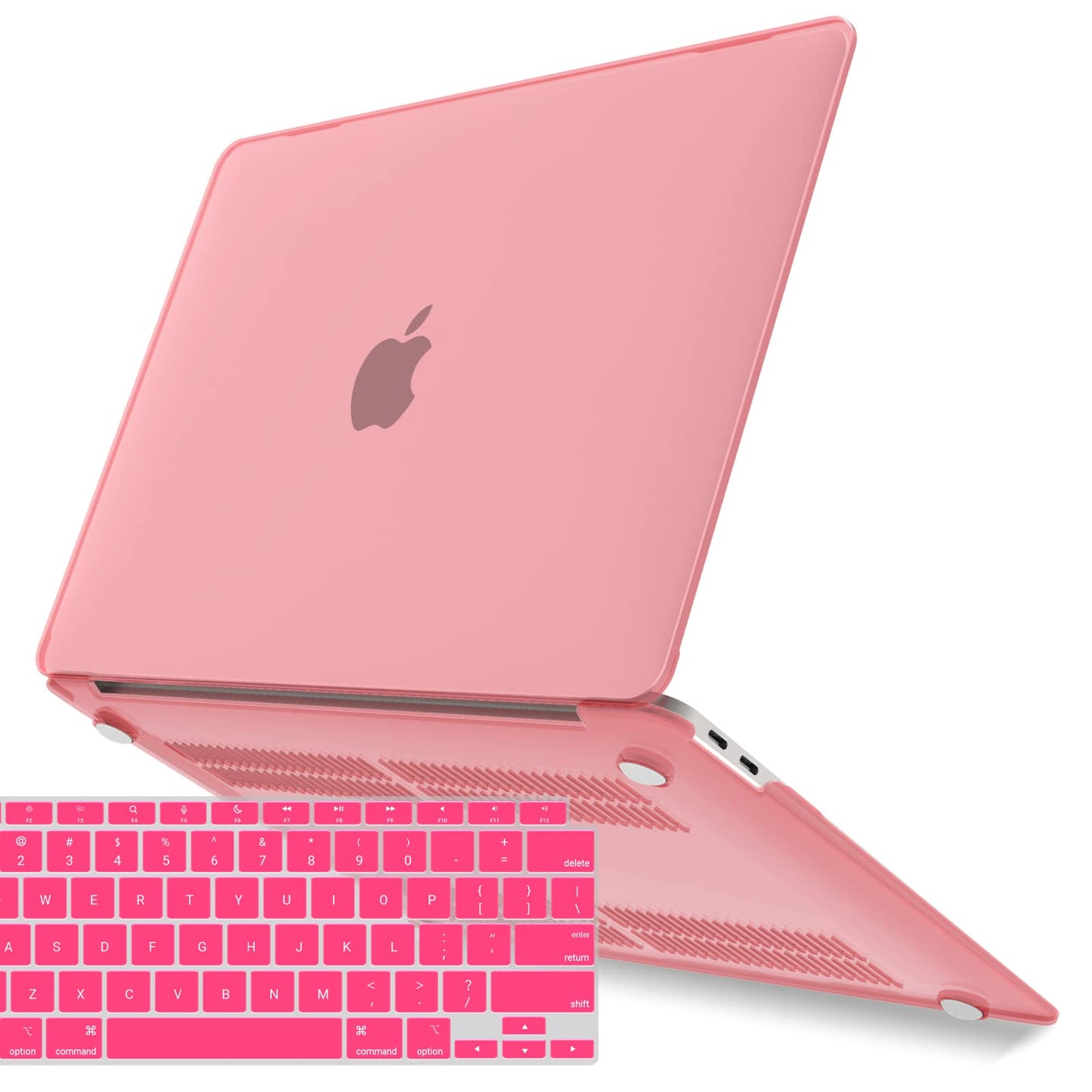 macbook-air-13-inch-case-2020-2019-2018-a1932-a2179-a2337-shell-case-keyboard-cover-pink at www.mallsonline.com.au