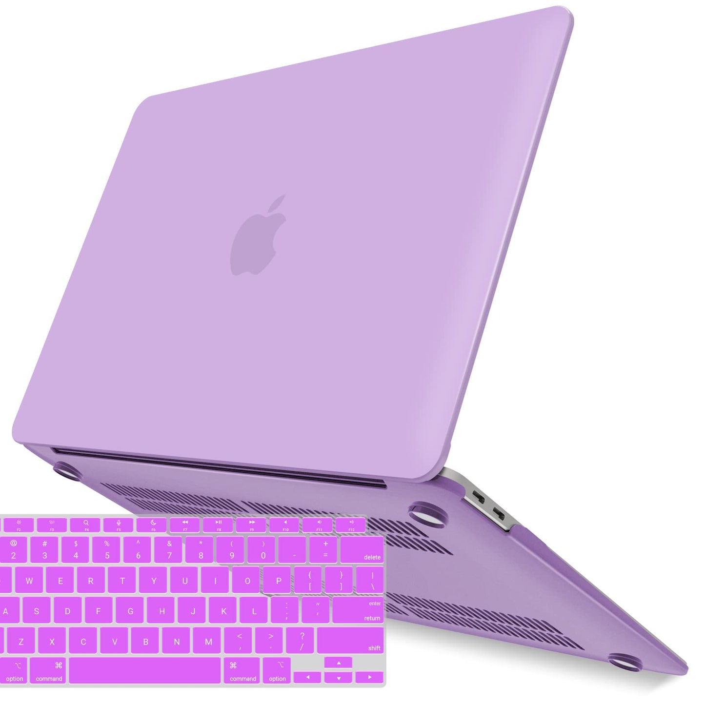 macbook-air-13-inch-case-2020-2019-2018-a1932-a2179-a2337-shell-case-keyboard-cover-purple at www.mallsonline.com.au