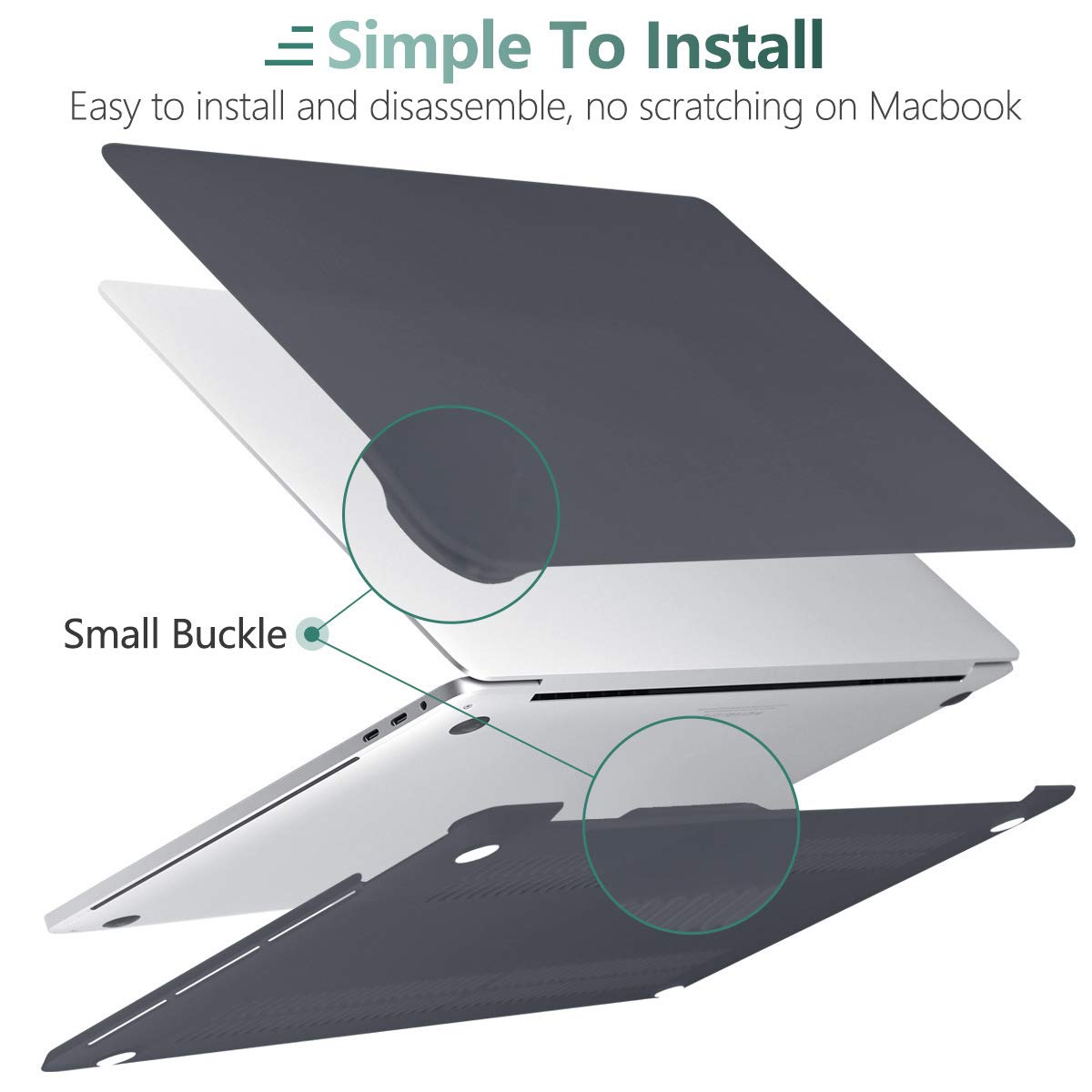macbook-pro-13-inch-2020-release-a2251-a2289-a2338-matte-shell-case-keyboard-cover-touch-bar-black at www.mallsonline.com.au