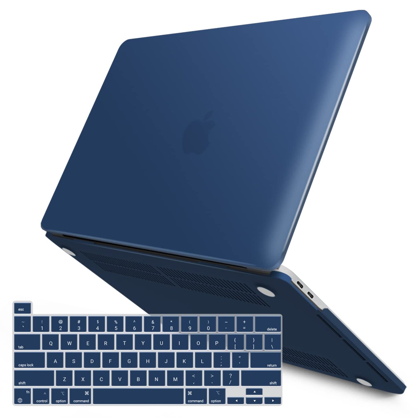 navy-blue-macbook-pro-13-inch-2020-a2338-a2251-a2289-matte-shell-case-keyboard-cover-touch-bar at www.mallsonline.com.au