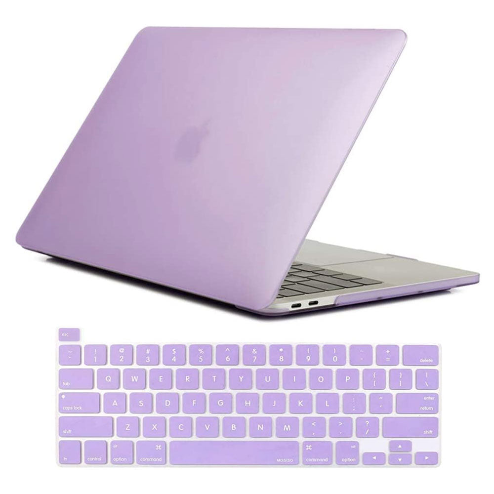 purple-macbook-pro-13-inch-2020-a2338-a2251-a2289-matte-shell-case-keyboard-cover-touch-bar at www.mallsonline.com.au