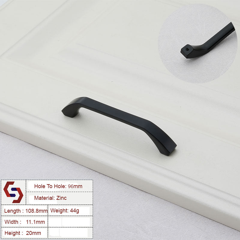 zinc-kitchen-cabinet-handles-bar-drawer-handle-pull-black-color-hole-to-hole-96mm www.mallsonline.com.au