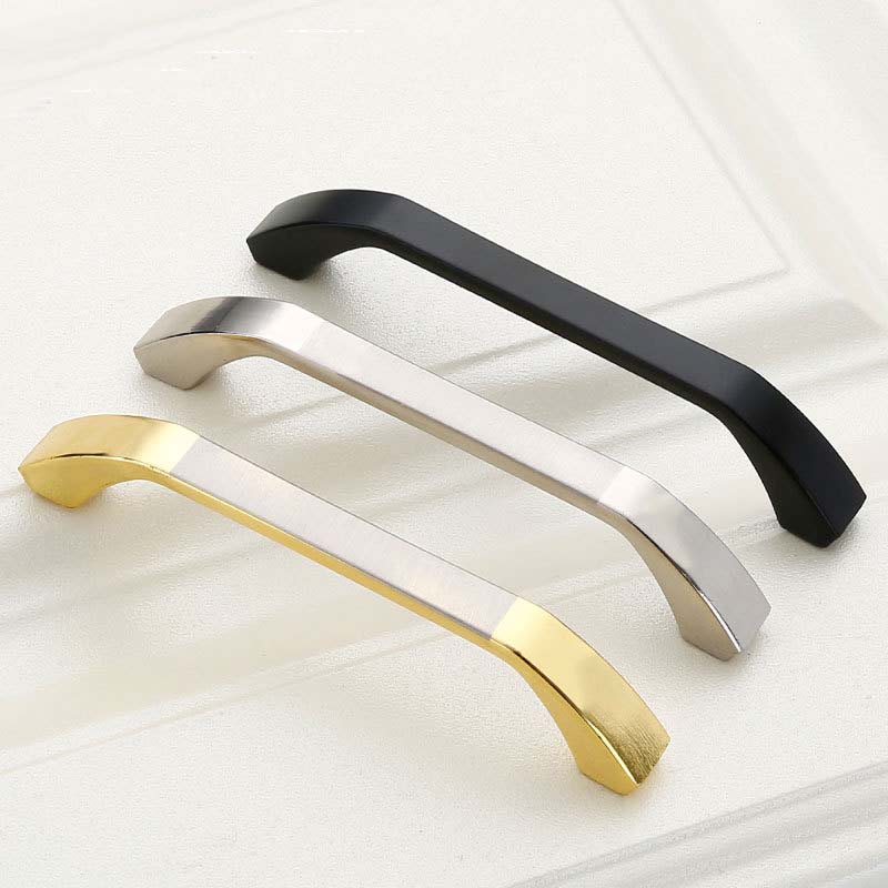 zinc-kitchen-cabinet-handles-bar-drawer-handle-pull-silver-color-hole-to-hole-128mm www.mallsonline.com.au