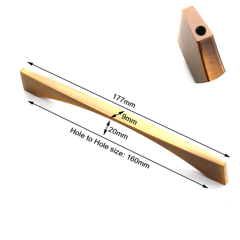 door-kitchen-cabinet-handles-drawer-bar-handle-pull-160mm www.mallsonline.com.au