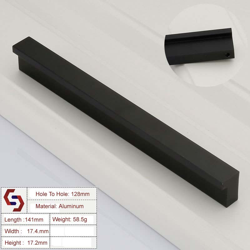 zinc-kitchen-cabinet-handles-drawer-bar-handle-pull-128mm www.mallsonline.com.au