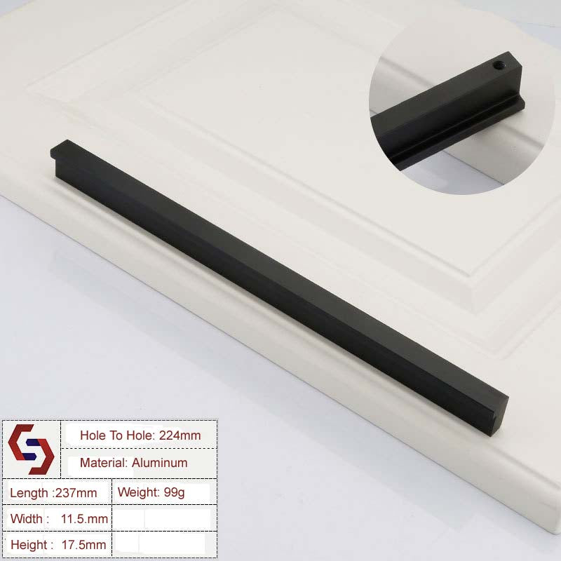 zinc-kitchen-cabinet-handles-drawer-bar-handle-pull-224mm www.mallsonline.com.au