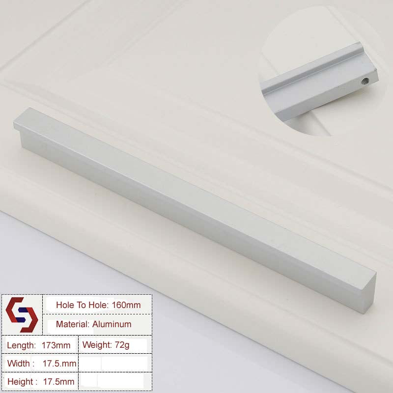 zinc-kitchen-cabinet-handles-drawer-bar-handle-pull-silver160mm at www.mallsonline.com.au