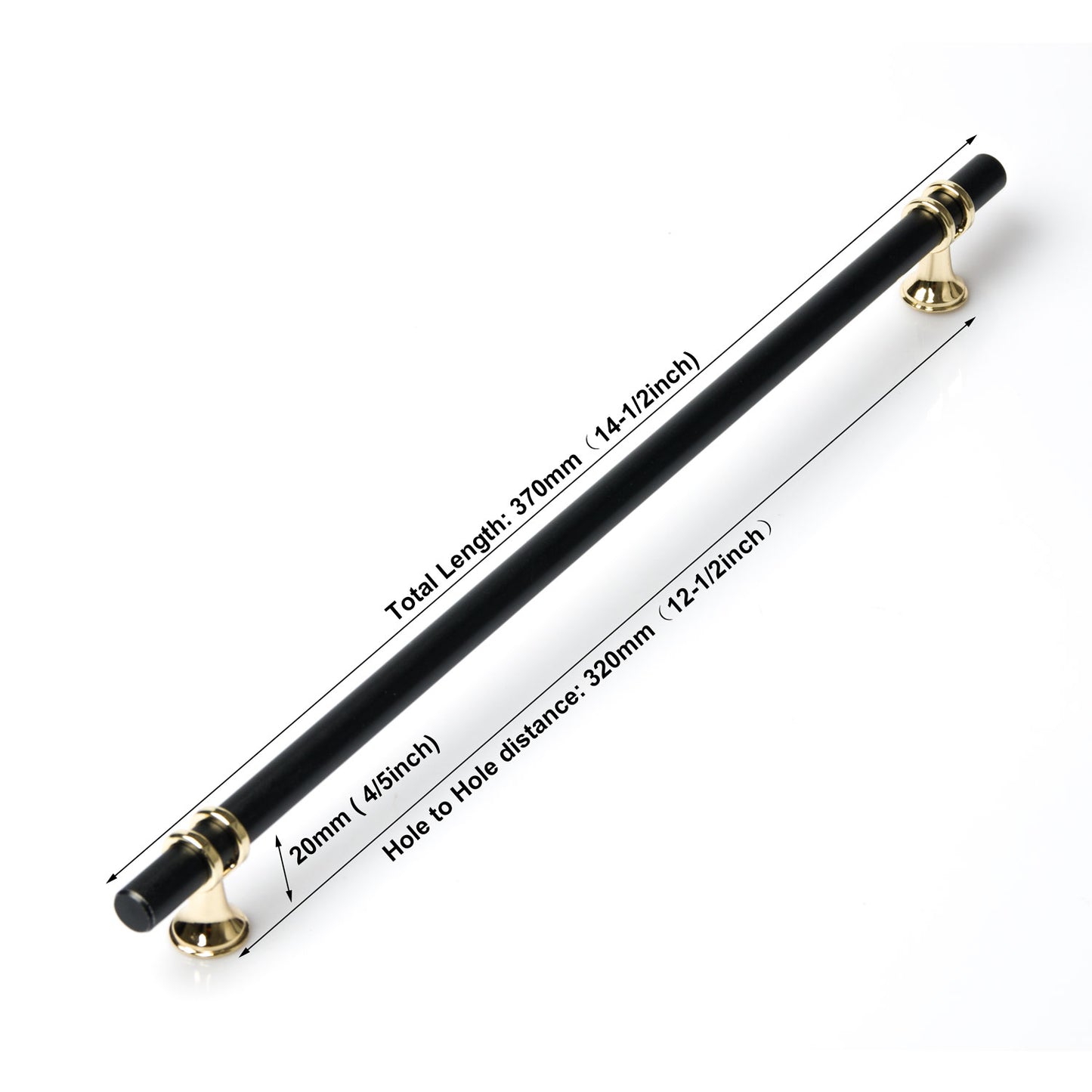 luxury-design-kitchen-cabinet-handles-drawer-bar-handle-pull-black-320mm www.mallsonline.com.au