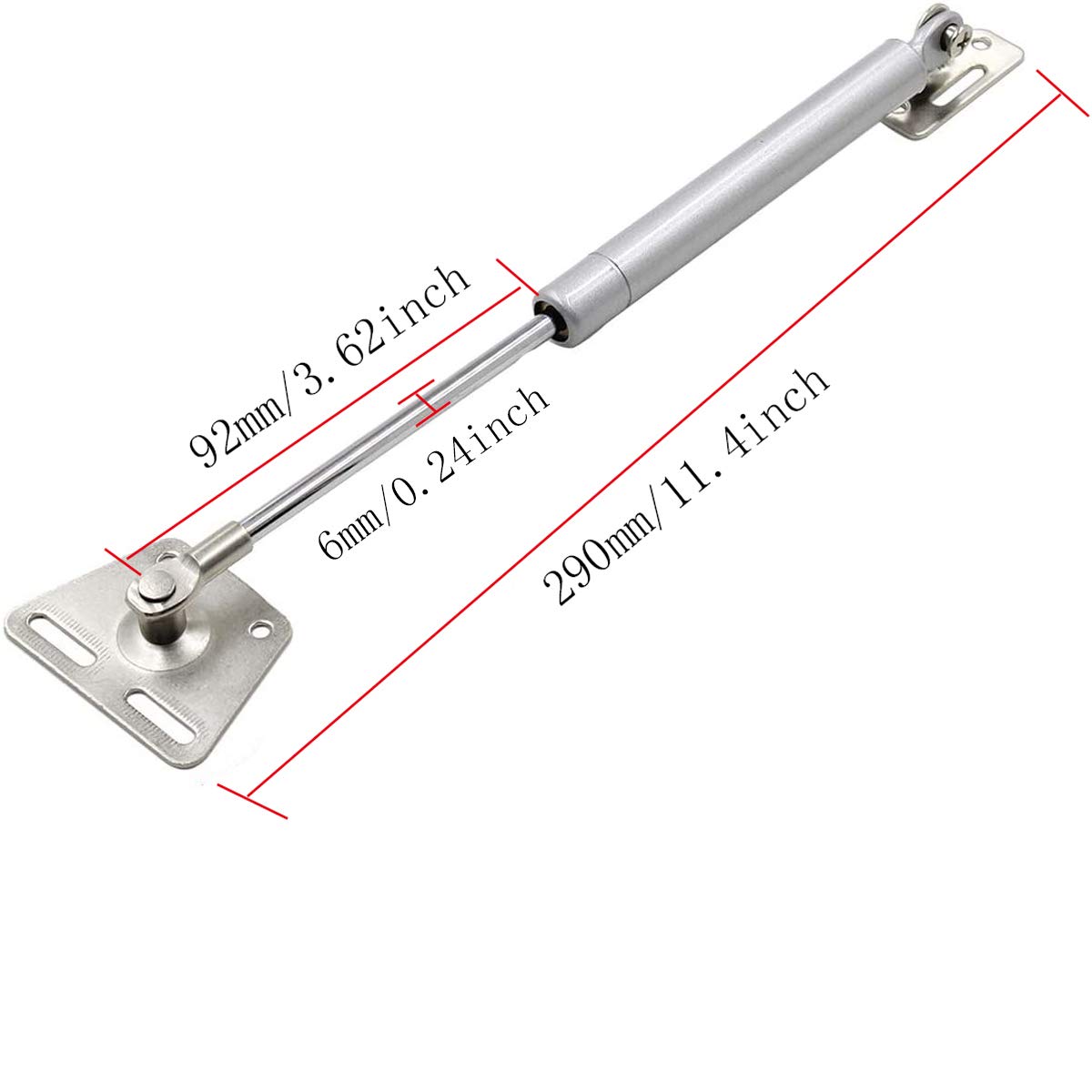 2-pcs-100n-cabinet-door-hydraulic-hinge-metal-head-lift-support-soft-close-buffer-telescopic www.mallsonline.com.au