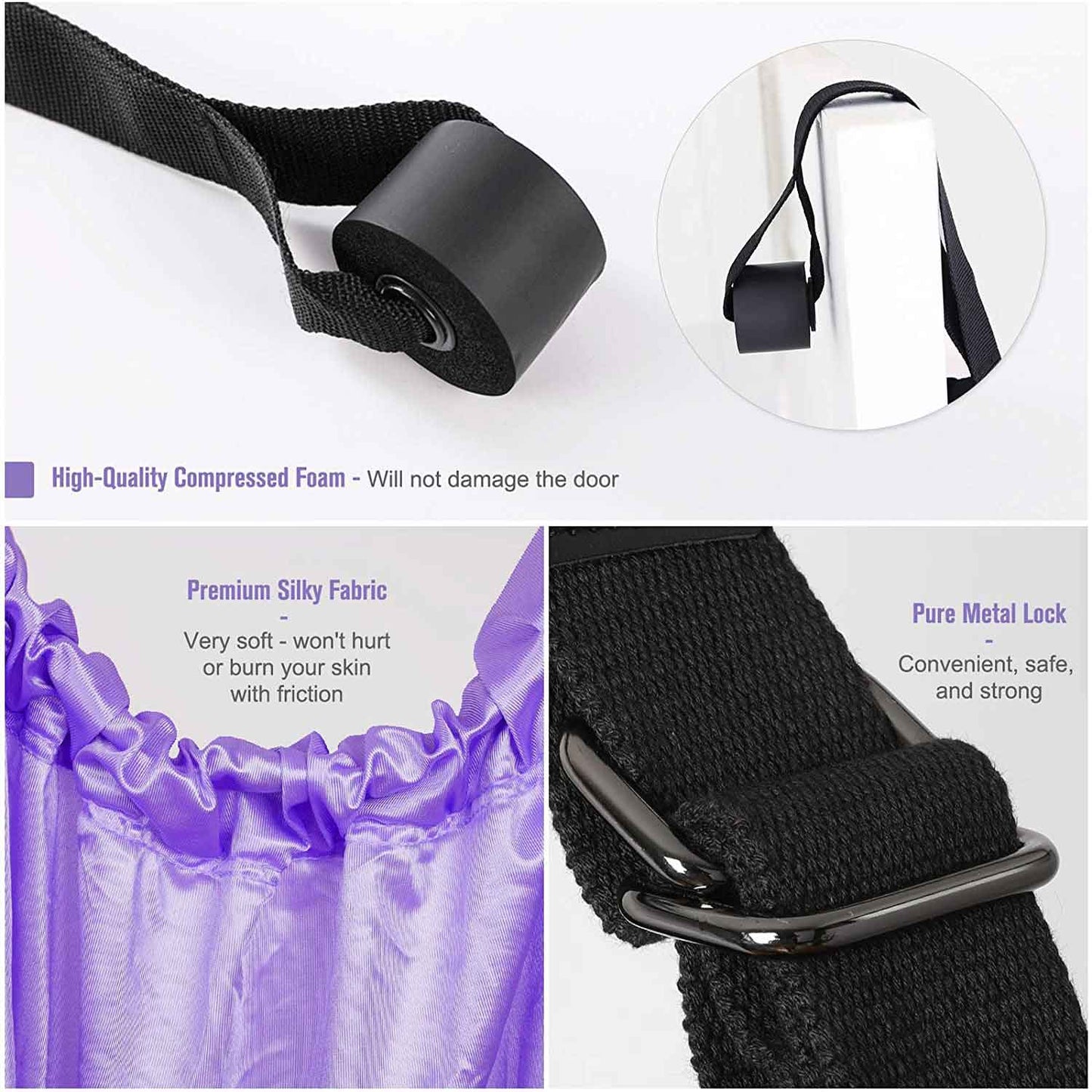 purple-fitness-yoga-strap-band-waist-trainer-leg-door-swing-adjustable-ballet-dancer www.mallsonline.com.au