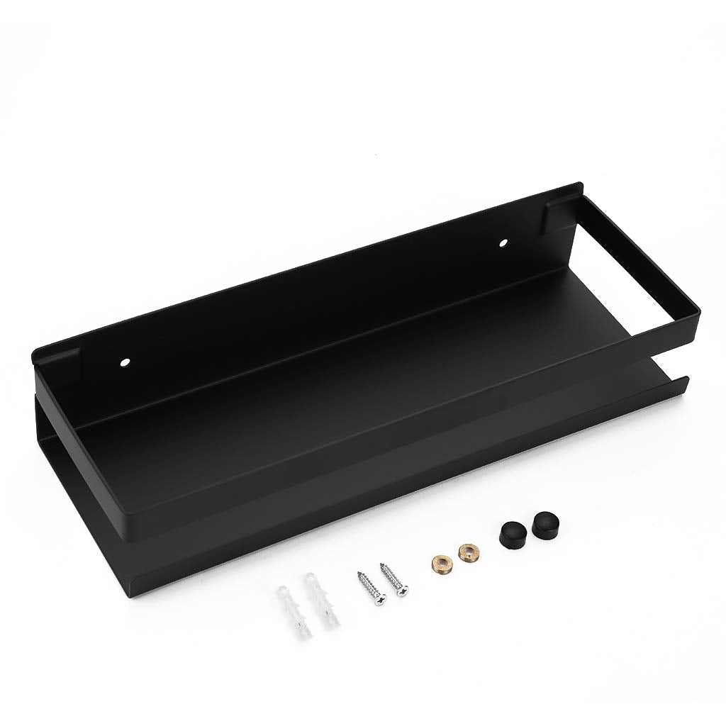 black-bathroom-shower-shelf-kitchen-rack-storage-shelves-shampoo-holder-organizer at www.mallsonline.com.au