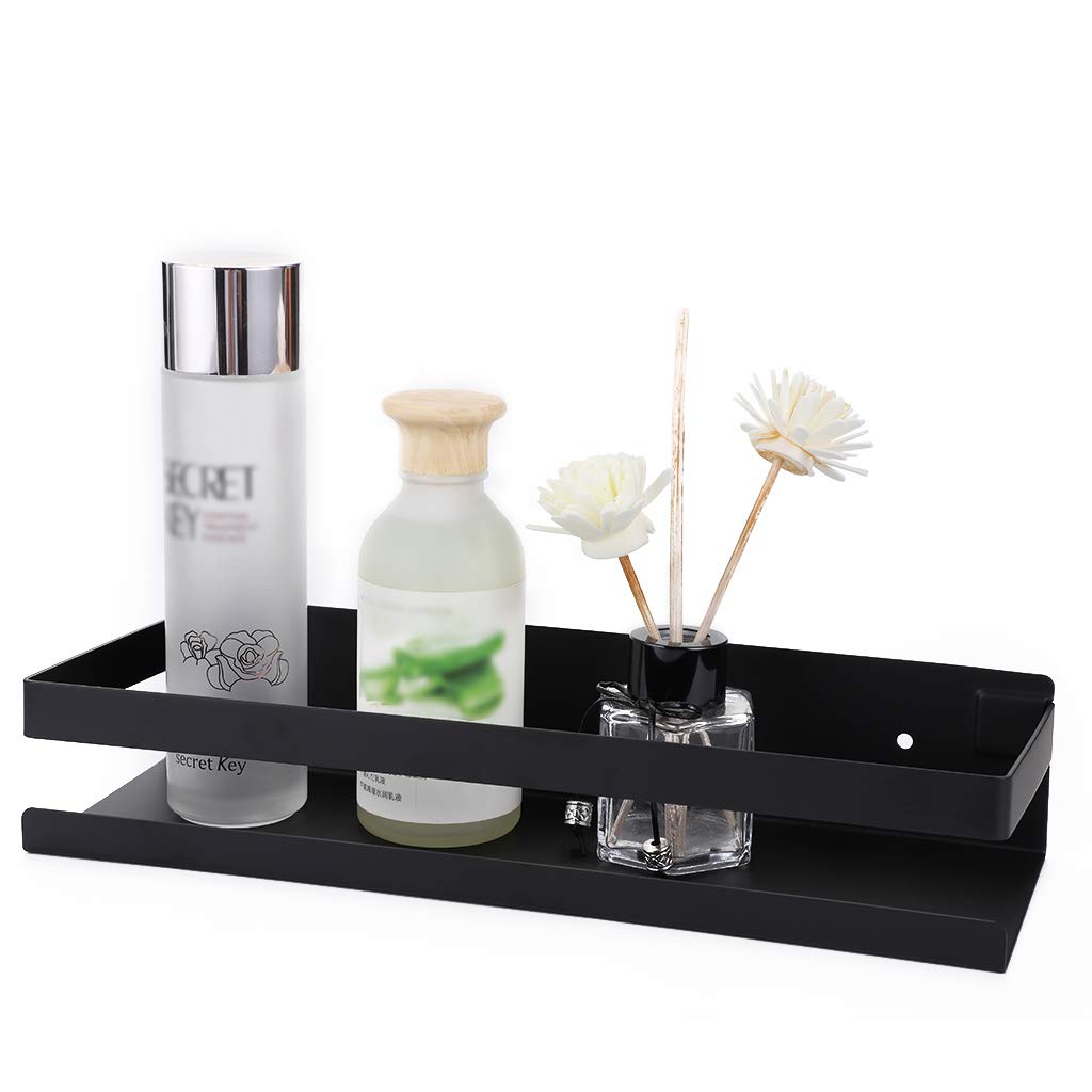 black-bathroom-shower-shelf-kitchen-rack-storage-shelves-shampoo-holder-organizer at www.mallsonline.com.au