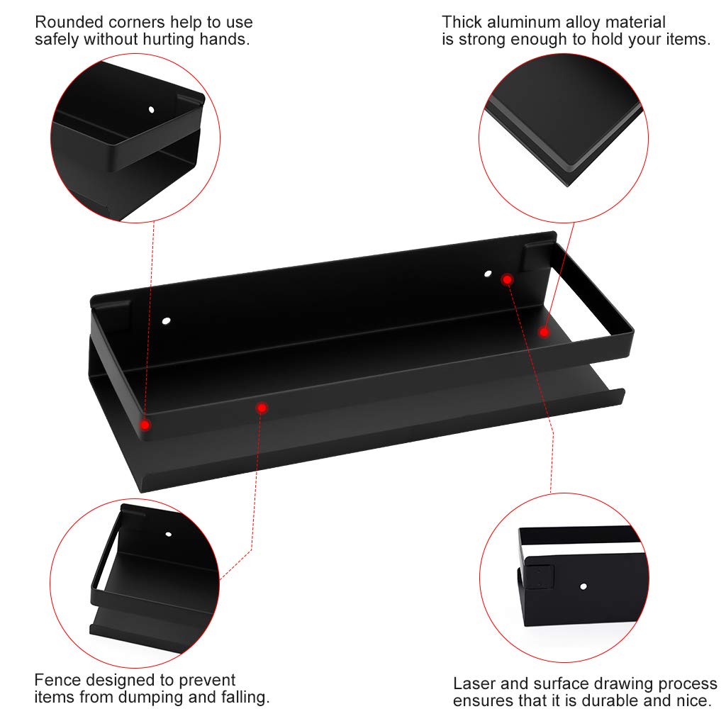 black-bathroom-shower-shelf-kitchen-rack-storage-shelves-shampoo-holder-organizer at www.mallsonline.com.au