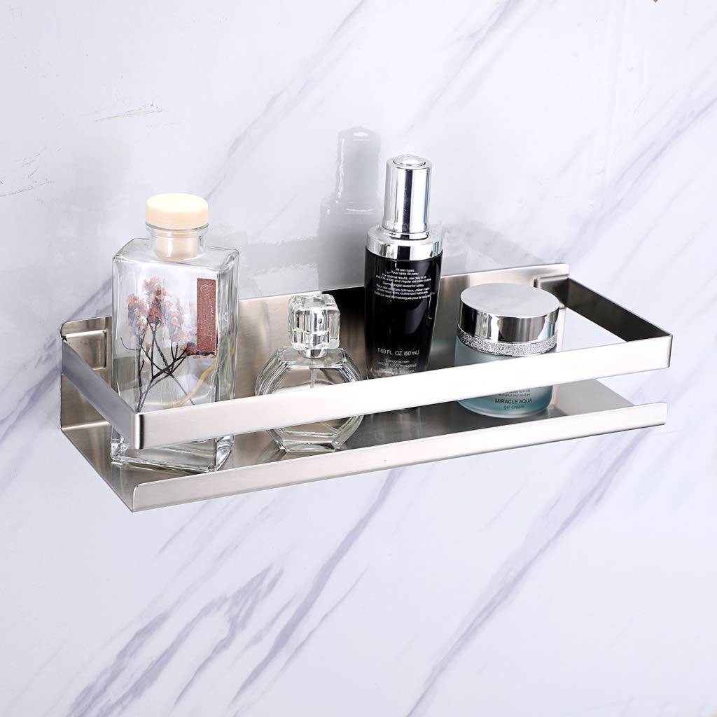 brushed-bathroom-shower-shelf-kitchen-rack-storage-shelves-shampoo-holder-organizer at www.mallsonline.com.au