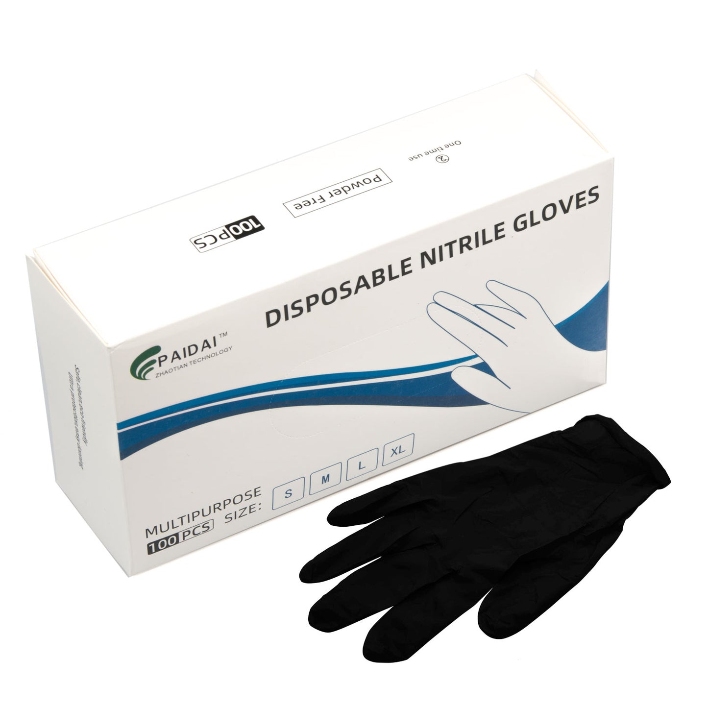 100x-nitrile-black-industrial-mechanic-tattoo-food-disposable-gloves-medium at www.mallsonline.com.au