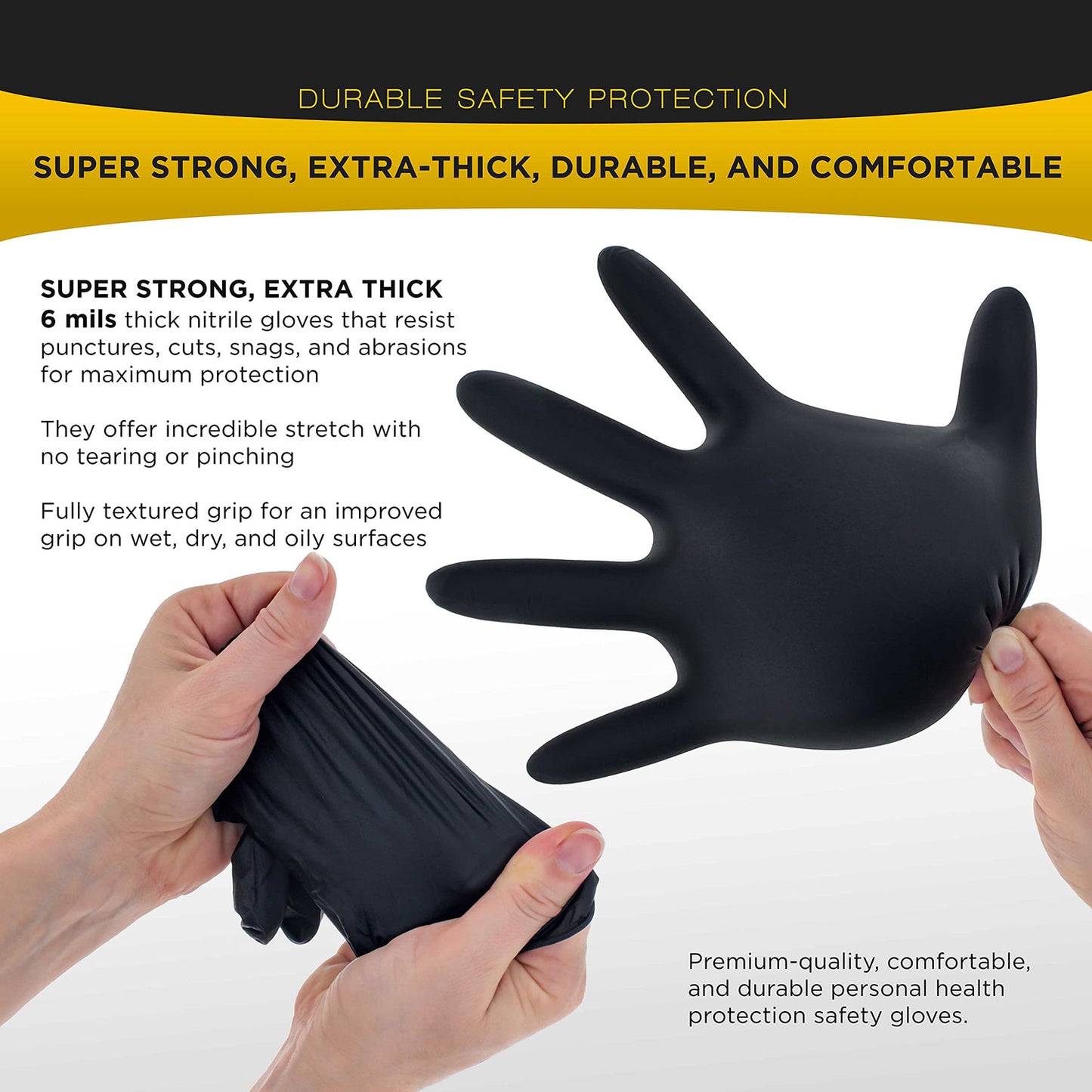 100x-nitrile-black-industrial-mechanic-tattoo-food-disposable-gloves-medium at www.mallsonline.com.au