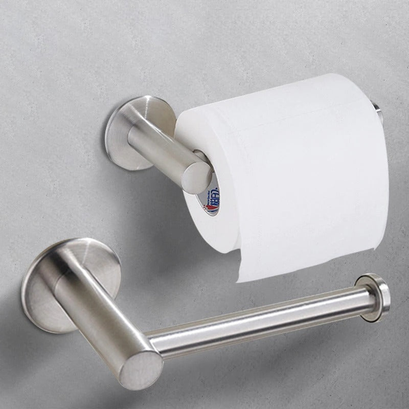 toilet-paper-brushed-holder-self-adhesive-bathroom-paper-roll-holder-roll-holder-304 at www.mallsonline.com.au