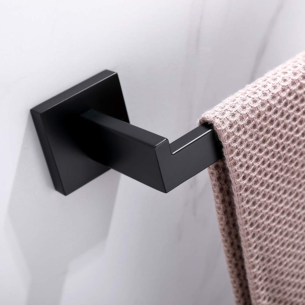 square-hand-towel-holder-ring-wall-mounted-modern-towel-bar-bathroom-kitchen-black at www.mallsonline.com.au