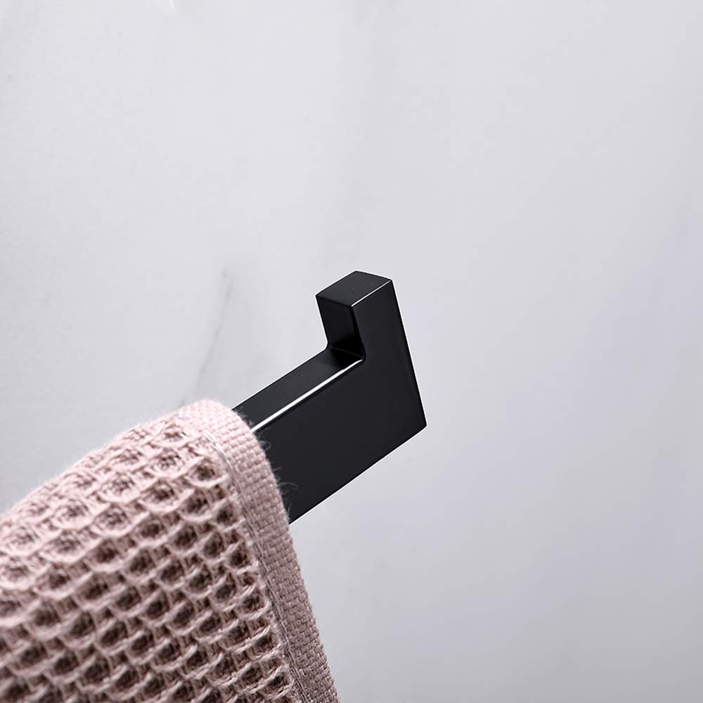 square-hand-towel-holder-ring-wall-mounted-modern-towel-bar-bathroom-kitchen-black at www.mallsonline.com.au