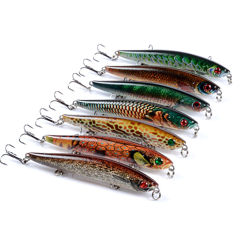 6x-popper-poppers-9-3cm-fishing-lure-lures-surface-tackle-fresh-saltwater www.mallsonline.com.au