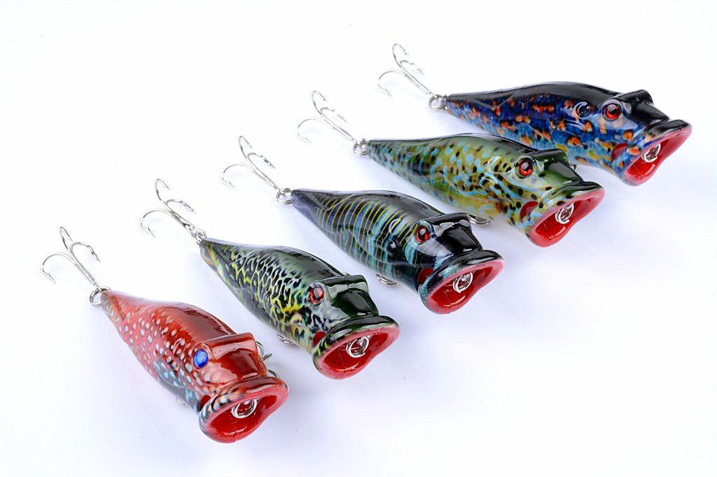 5x-8cm-popper-poppers-fishing-lure-lures-surface-tackle-fresh-saltwater www.mallsonline.com.au