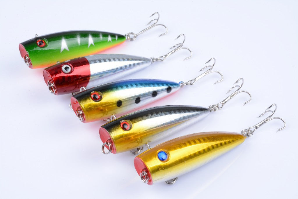 5x-7cm-popper-poppers-fishing-lure-lures-surface-tackle-fresh-saltwater www.mallsonline.com.au