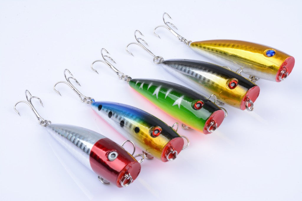 5x-7cm-popper-poppers-fishing-lure-lures-surface-tackle-fresh-saltwater www.mallsonline.com.au