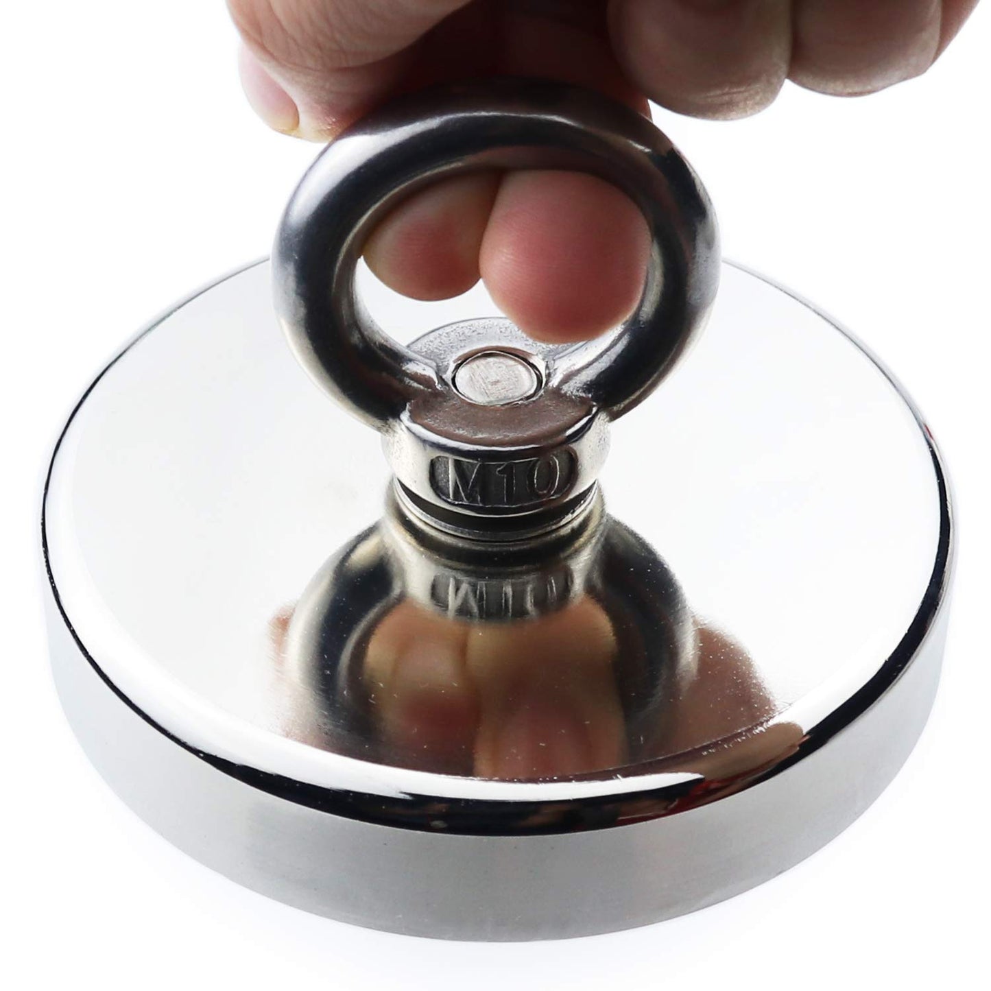 salvage-340kg-recovery-magnet-hook-countersunk-hole-eyebolt-treasure-hunting-fishing www.mallsonline.com.au