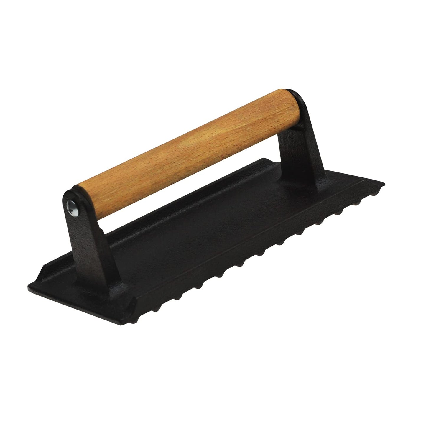 heavy-duty-rectangular-cast-iron-grill-burger-press-pre-seasoned-steak-griddle-bbq-grilling at www.mallsonline.com.au