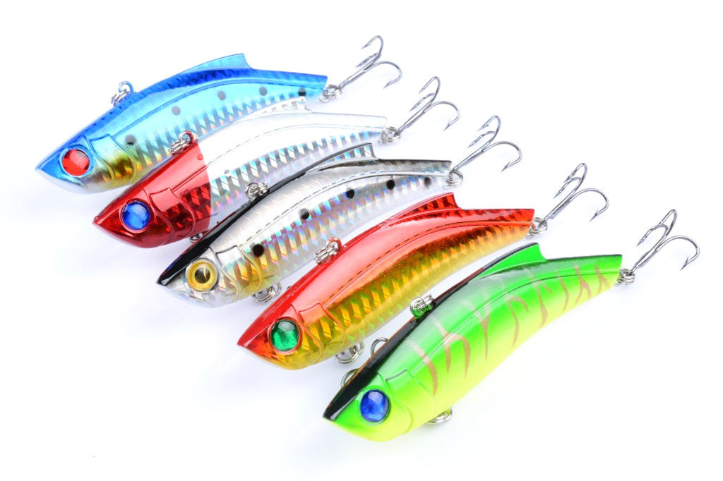 5x-9cm-vib-bait-fishing-lure-lures-hook-tackle-saltwater www.mallsonline.com.au