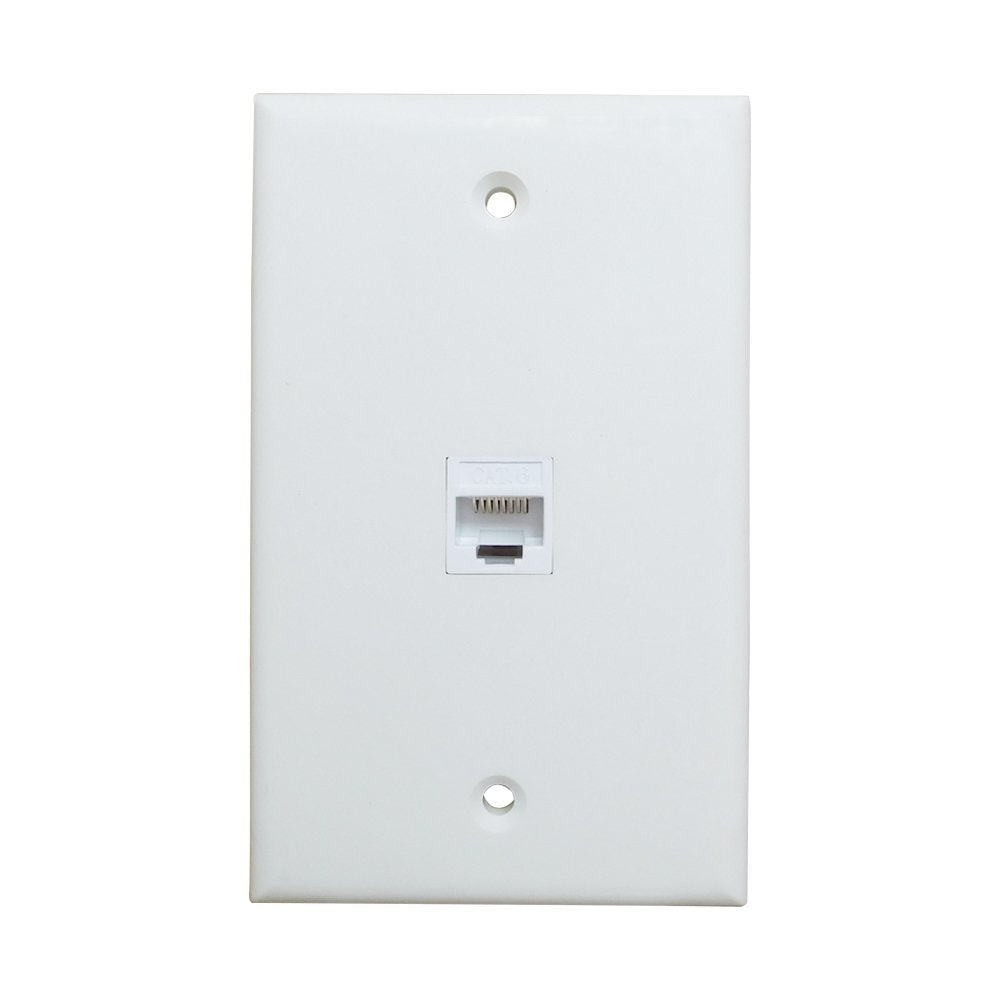 ethernet-wall-plate-1-port-cat6-ethernet-cable-wall-plate-adapter www.mallsonline.com.au