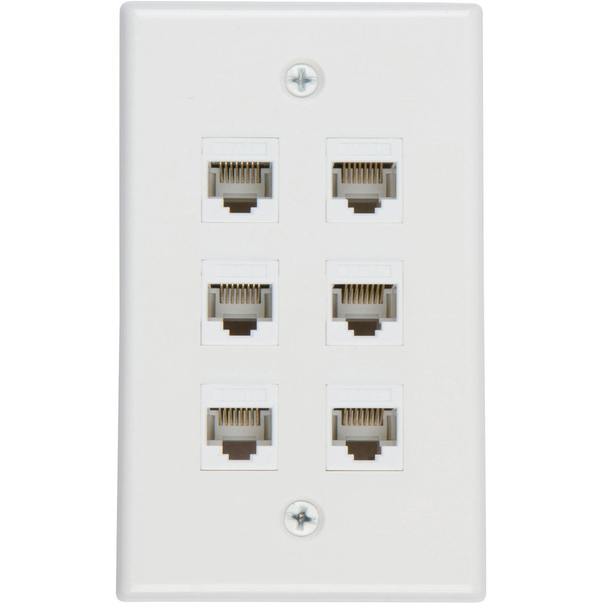 ethernet-wall-plate-6-port-cat6-ethernet-cable-wall-plate-adapter www.mallsonline.com.au