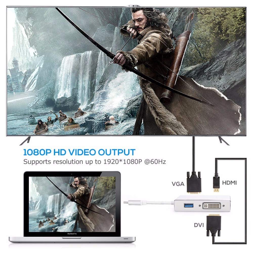 4in1-usb-3-1-type-c-hub-to-hdmi-video-adapter-4k-male-to-female-converter at www.mallsonline.com.au