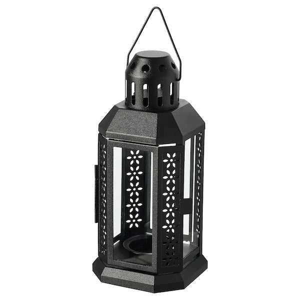 black-metal-miners-lantern-summer-wedding-home-party-room-balconey-deck-decoration-21cm-tealight-candle www.mallsonline.com.au