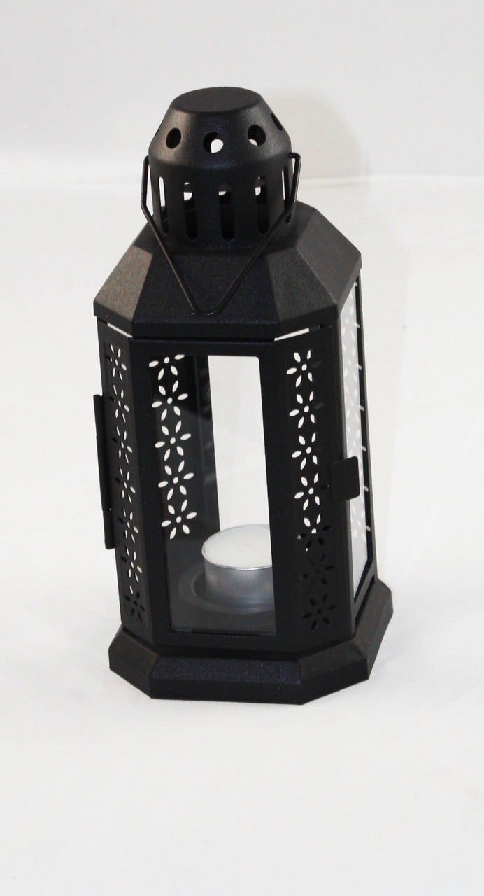 black-metal-miners-lantern-summer-wedding-home-party-room-balconey-deck-decoration-21cm-tealight-candle www.mallsonline.com.au