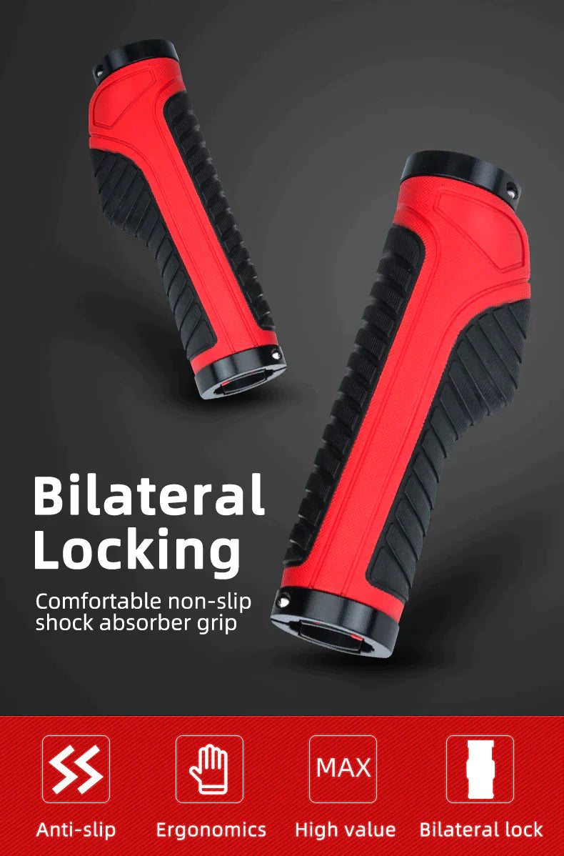 bicycle-grips-mtb-road-bike-double-lock-rubber-handlebar-grips-anti-slip-rock-bros-blue www.mallsonline.com.au
