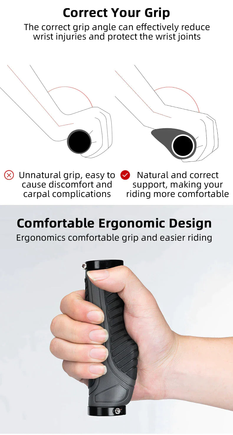 bicycle-grips-mtb-road-bike-double-lock-rubber-handlebar-grips-anti-slip-rock-bros-blue www.mallsonline.com.au